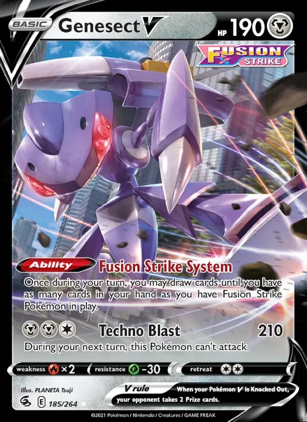 Image of Genesect V Fusion Strike (FST) #185