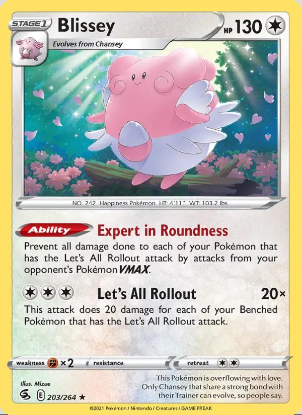 Image of Blissey Fusion Strike (FST) #203
