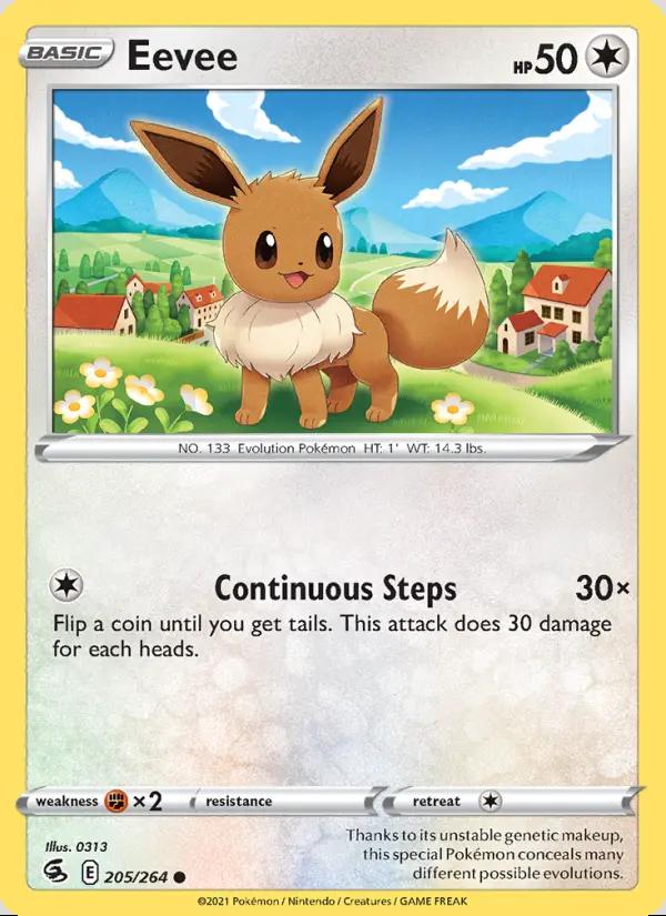 Image of Eevee Fusion Strike (FST) #205