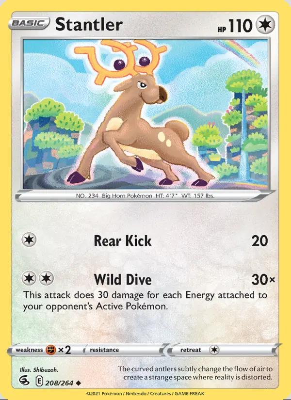 Image of Stantler Fusion Strike (FST) #208
