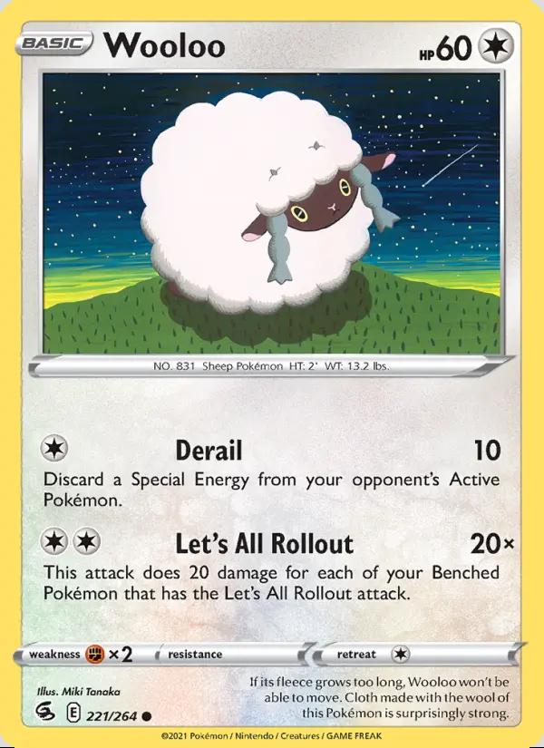 Image of Wooloo Fusion Strike (FST) #221