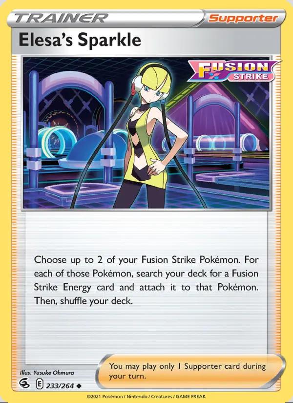 Image of Elesas Sparkle Fusion Strike (FST) #233