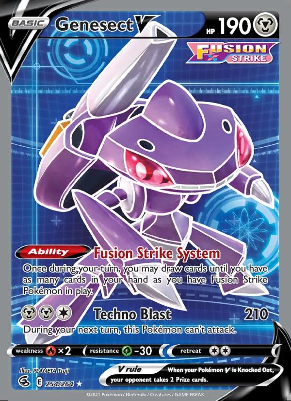 Image of Genesect V Fusion Strike (FST) #254