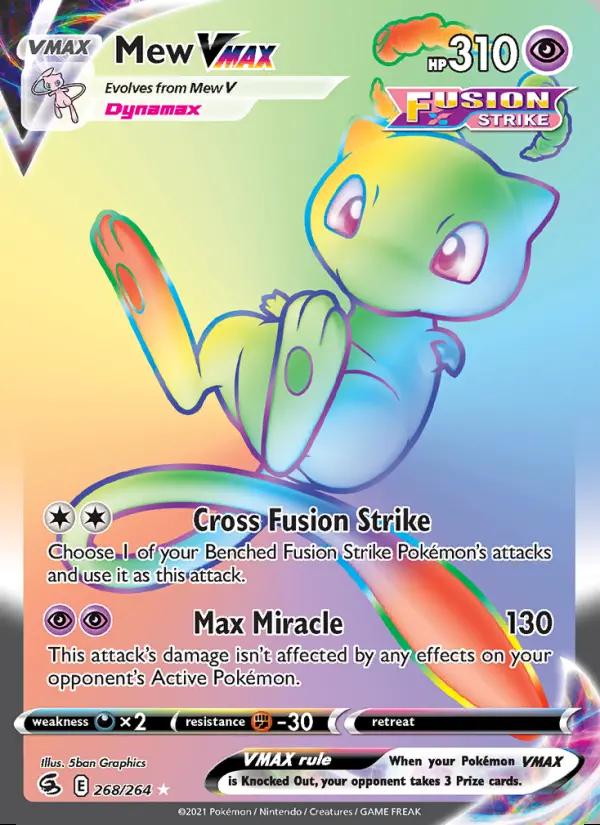 Image of Mew VMAX Fusion Strike (FST) #268