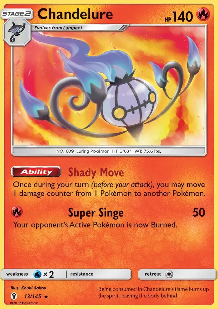 Image of Chandelure Guardians Rising (GRI) #13