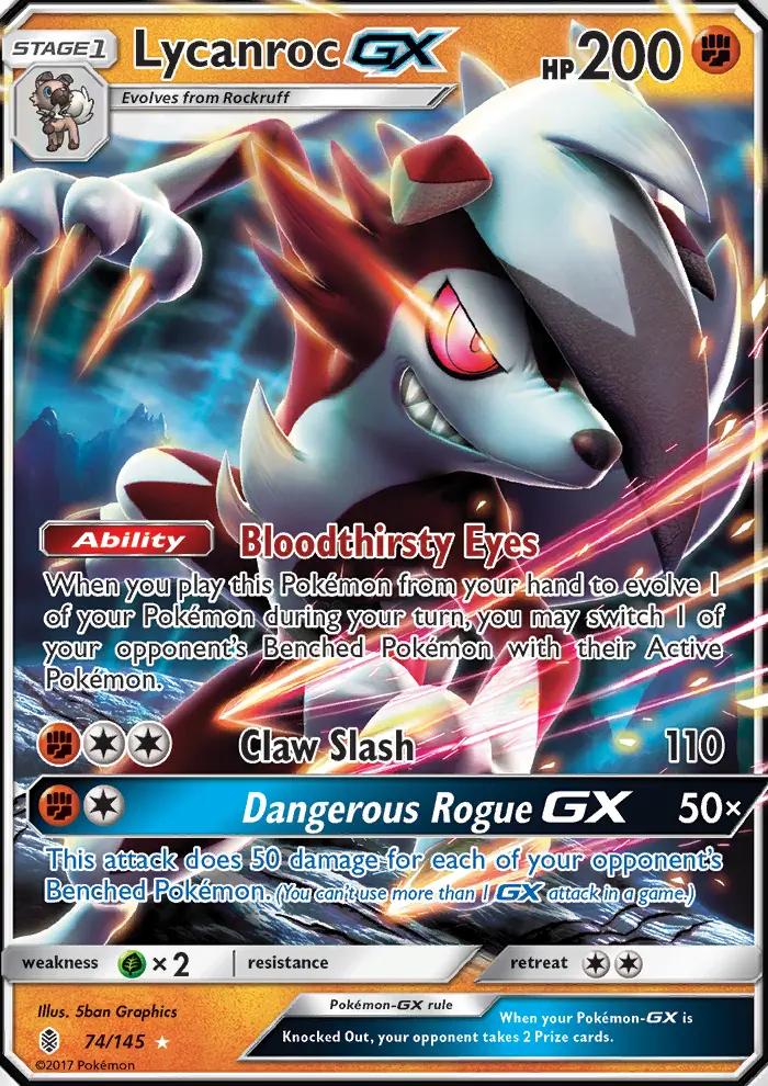Image of Lycanroc-GX Guardians Rising (GRI) #74