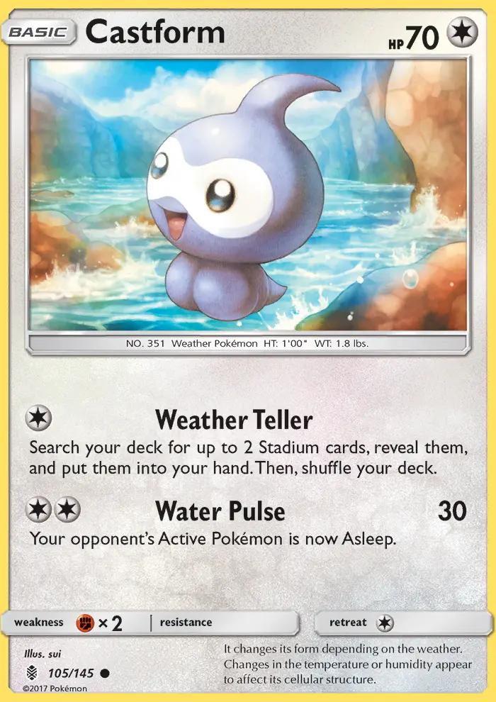 Image of Castform Guardians Rising (GRI) #105