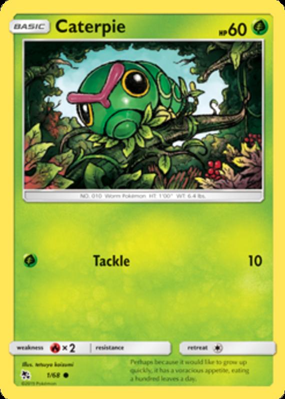 Image of Caterpie Hidden Fates (HIF) #001