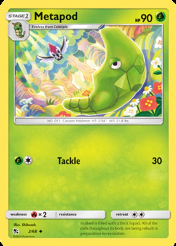 Image of Metapod Hidden Fates (HIF) #002