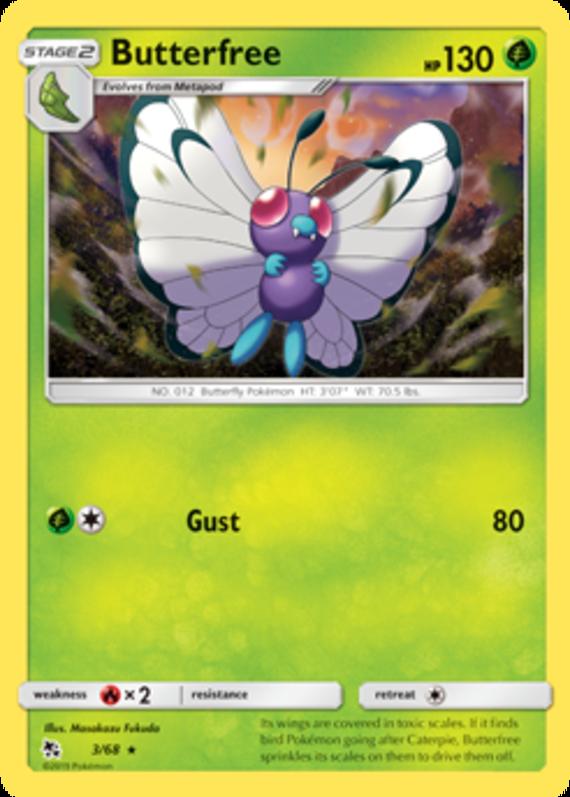 Image of Butterfree Hidden Fates (HIF) #003