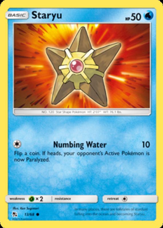Image of Staryu Hidden Fates (HIF) #013
