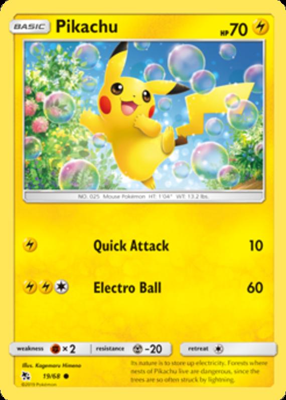 Image of Pikachu Hidden Fates (HIF) #019