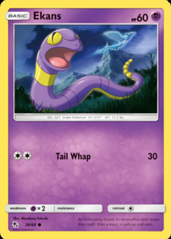 Image of Ekans Hidden Fates (HIF) #026