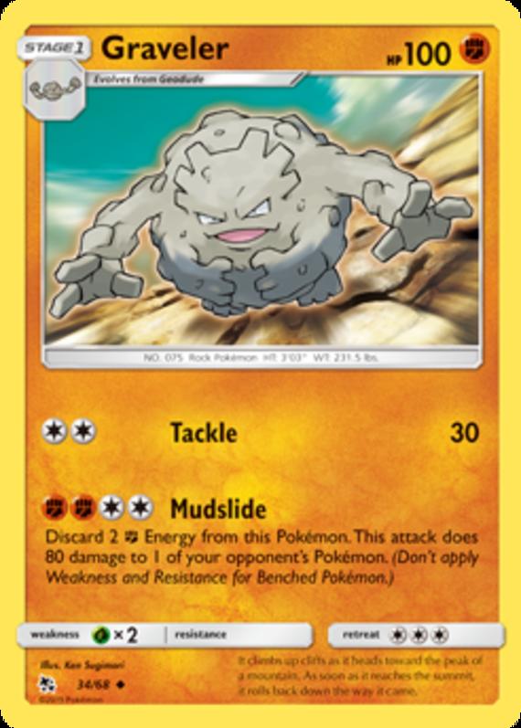 Image of Graveler Hidden Fates (HIF) #034