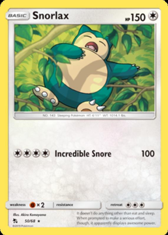 Image of Snorlax Hidden Fates (HIF) #050