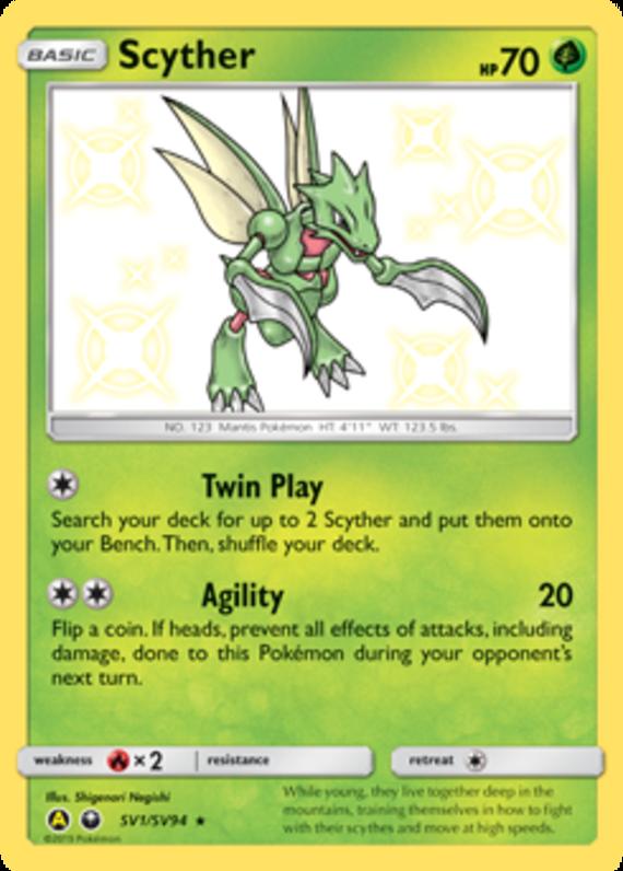 Image of Scyther Hidden Fates (HIF) #SV1
