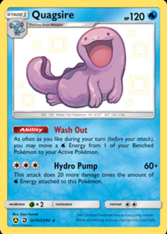 Image of Quagsire Hidden Fates (HIF) #SV10