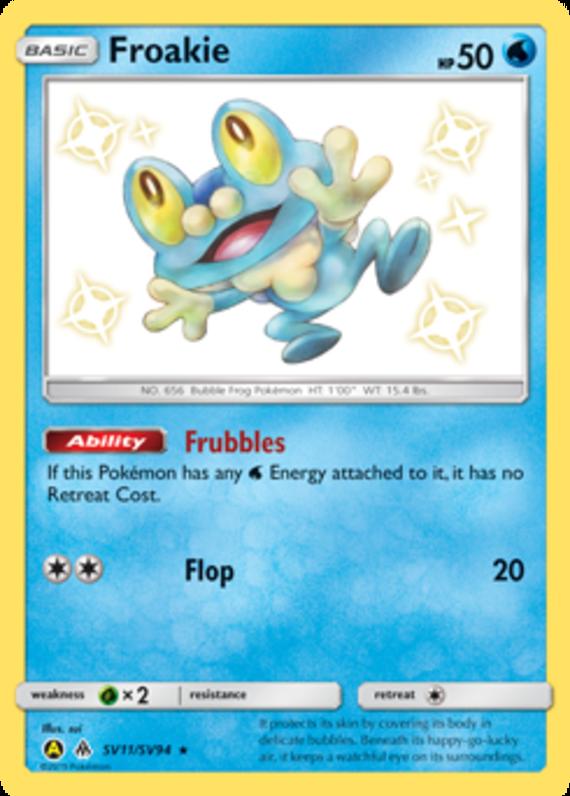 Image of Froakie Hidden Fates (HIF) #SV11