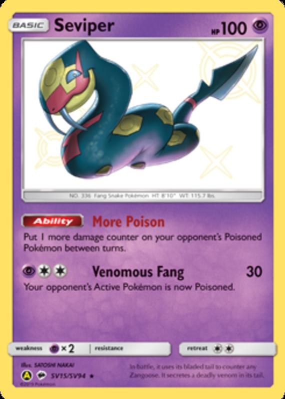 Image of Seviper Hidden Fates (HIF) #SV15