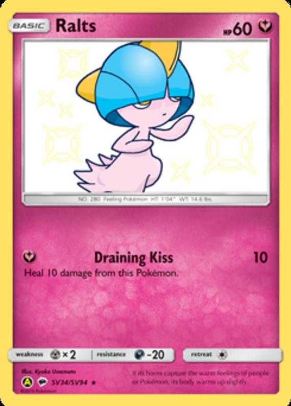 Image of Ralts Hidden Fates (HIF) #SV34