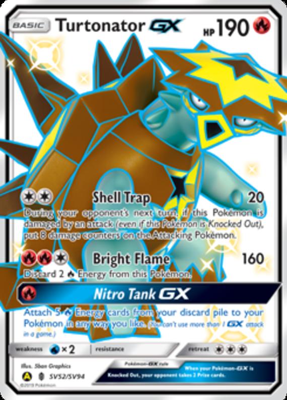 Image of Turtonator GX Hidden Fates (HIF) #SV52