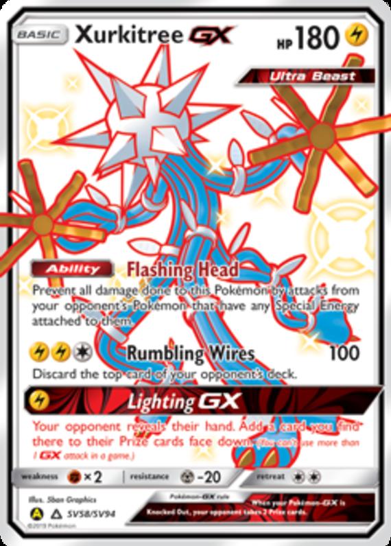 Image of Xurkitree GX Hidden Fates (HIF) #SV58