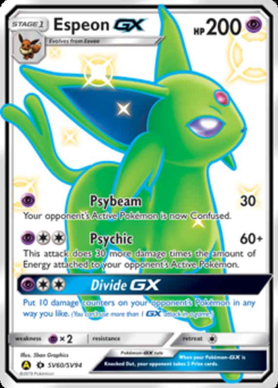 Image of Espeon GX Hidden Fates (HIF) #SV60