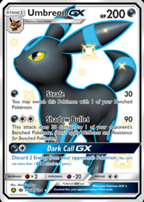 Image of Umbreon GX Hidden Fates (HIF) #SV69