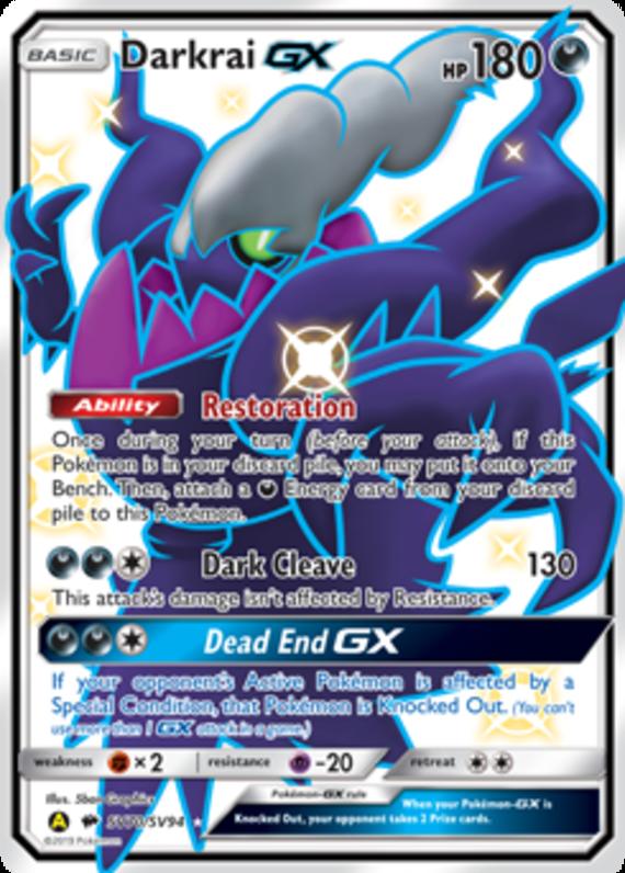 Image of Darkrai GX Hidden Fates (HIF) #SV70
