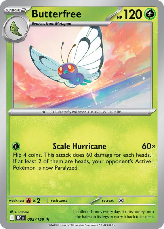 Image of Butterfree Journey Together (JTG) #003