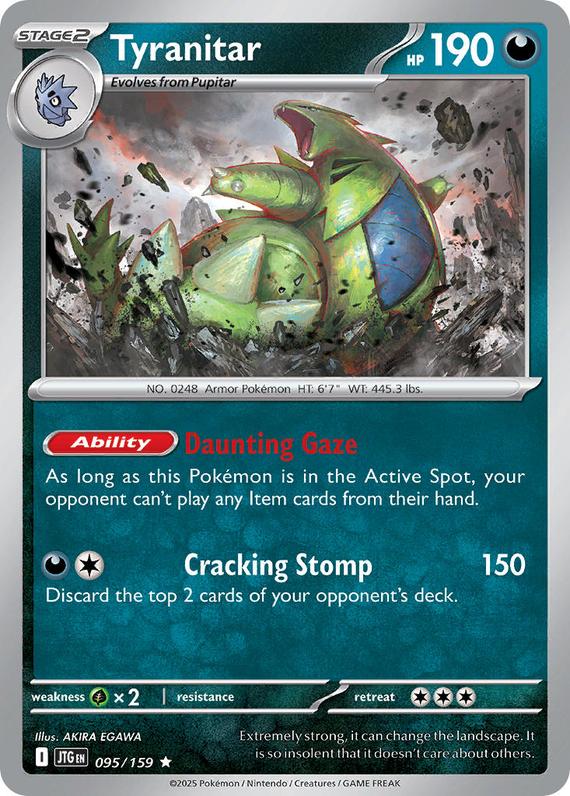 Image of Tyranitar Journey Together (JTG) #095