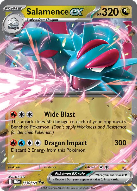 Image of Salamence ex Journey Together (JTG) #114