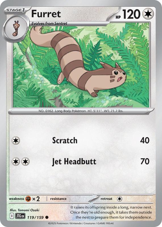 Image of Furret Journey Together (JTG) #119
