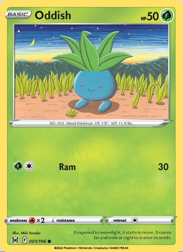 Image of Oddish Lost Origin (LOR) #001