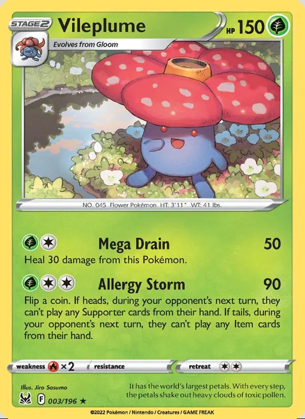 Image of Vileplume Lost Origin (LOR) #003