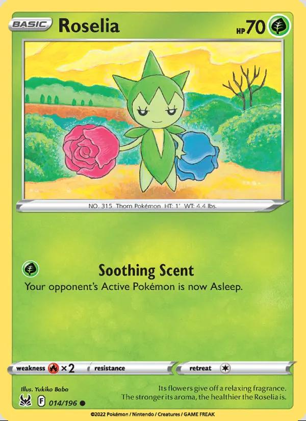 Image of Roselia Lost Origin (LOR) #014