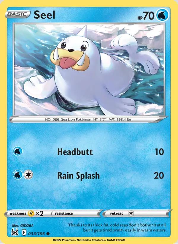 Image of Seel Lost Origin (LOR) #033