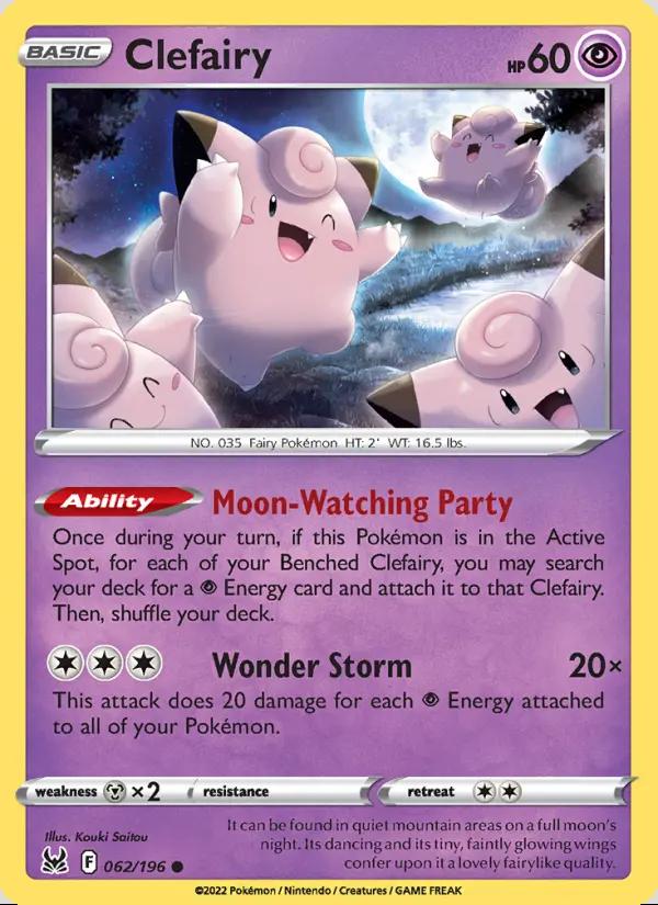 Image of Clefairy Lost Origin (LOR) #062