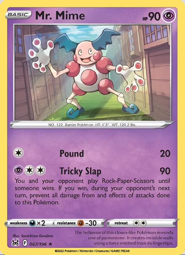 Image of Mr. Mime Lost Origin (LOR) #067