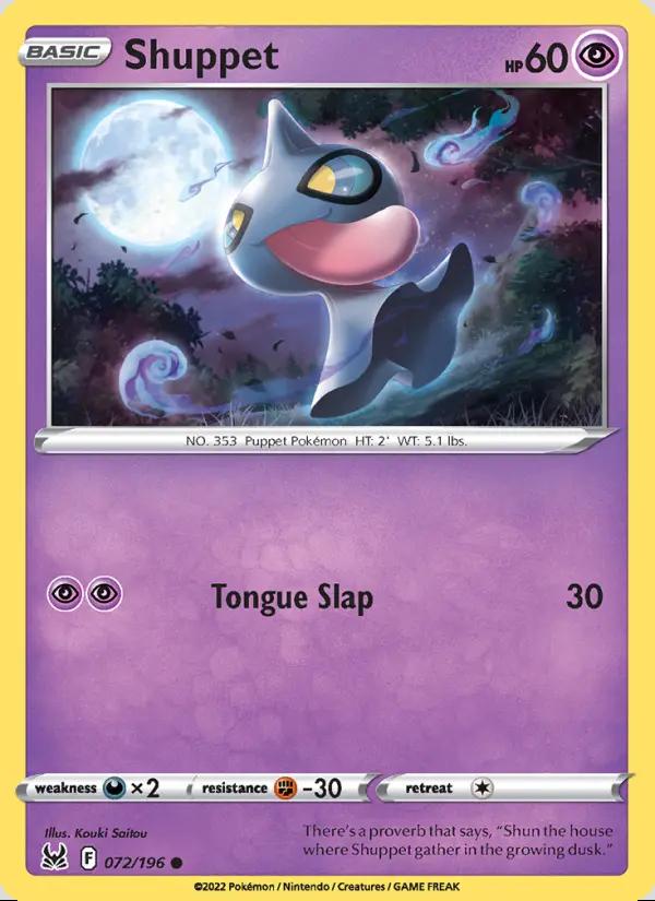 Image of Shuppet Lost Origin (LOR) #072