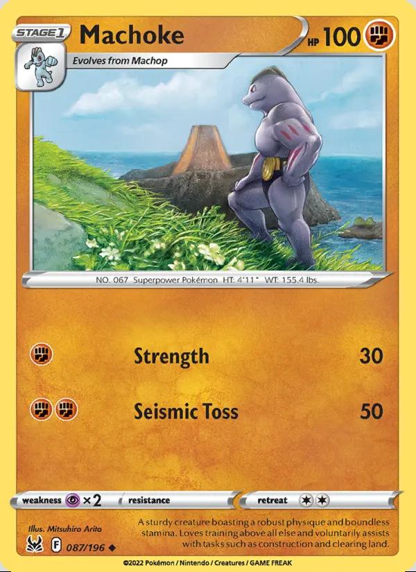 Image of Machoke Lost Origin (LOR) #087