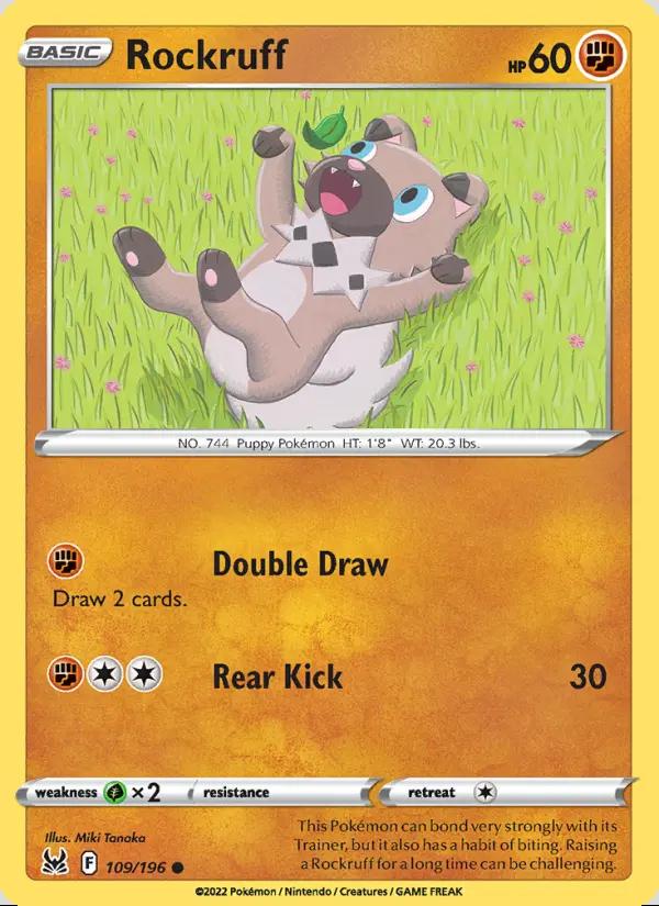 Image of Rockruff Lost Origin (LOR) #109