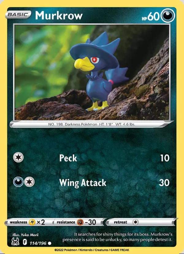 Image of Murkrow Lost Origin (LOR) #114