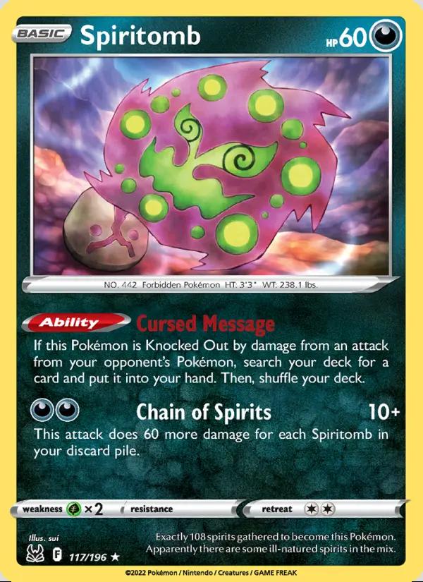 Image of Spiritomb Lost Origin (LOR) #117