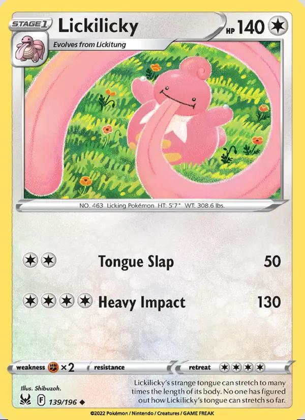 Image of Lickilicky Lost Origin (LOR) #139