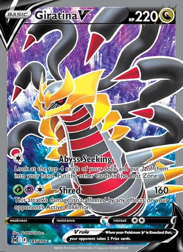Image of Giratina V Lost Origin (LOR) #185