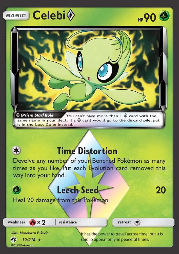 Image of Celebi Prism Star Lost Thunder (LOT) #19