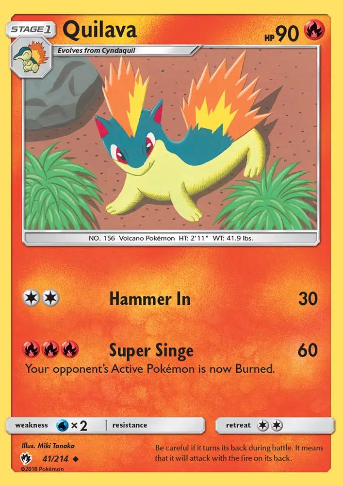 Image of Quilava Lost Thunder (LOT) #41