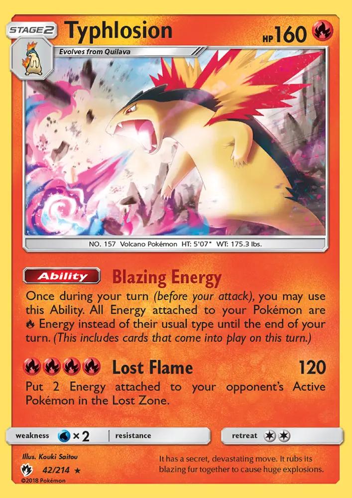 Image of Typhlosion Lost Thunder (LOT) #42