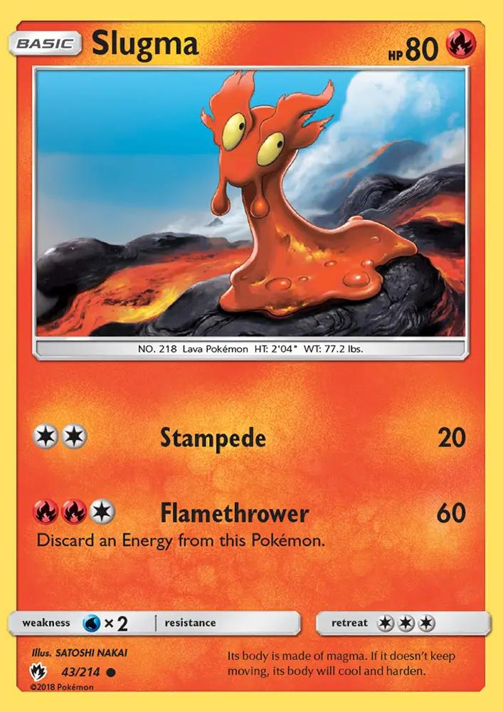 Image of Slugma Lost Thunder (LOT) #43